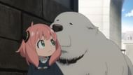 What will happen to the white dog? (Image via Wit Studio)